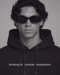 SMOKING FOR CHARACTER DEVELOPMENT - HEAVYWEIGHT UNISEX HOODIE