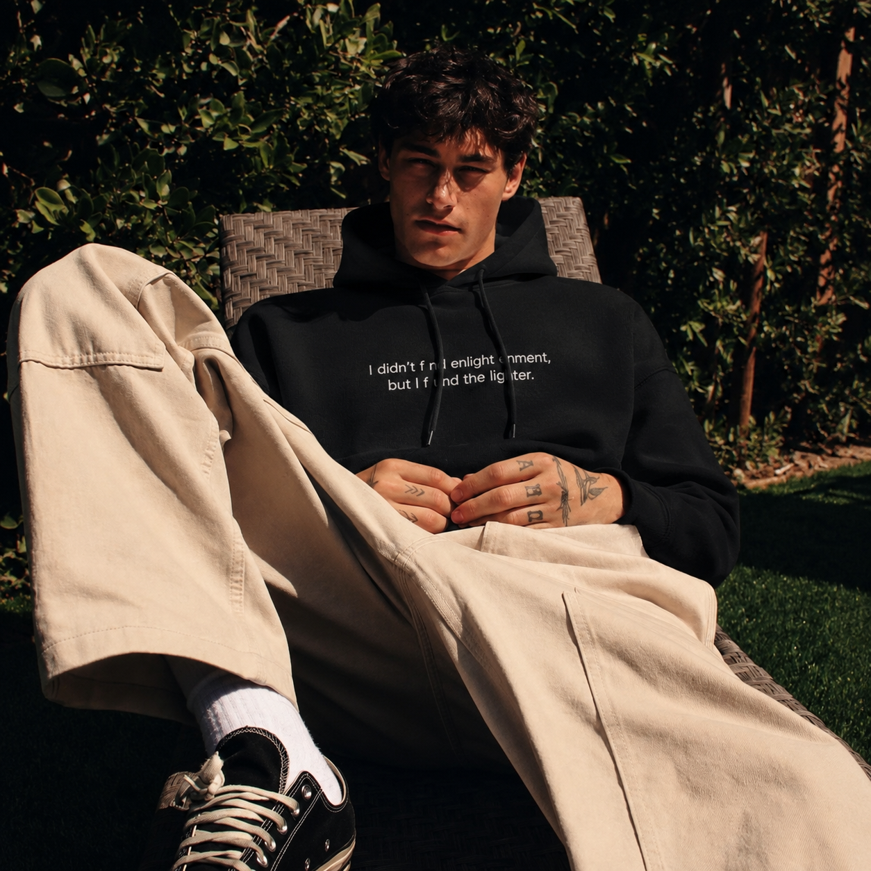 BUT I FOUND THE LIGHTER - HEAVYWEIGHT UNISEX HOODIE