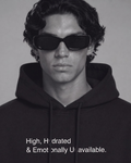 HIGH, HYDRATED & EMOTIONALLY UNAVAILABLE - HEAVYWEIGHT UNISEX HOODIE