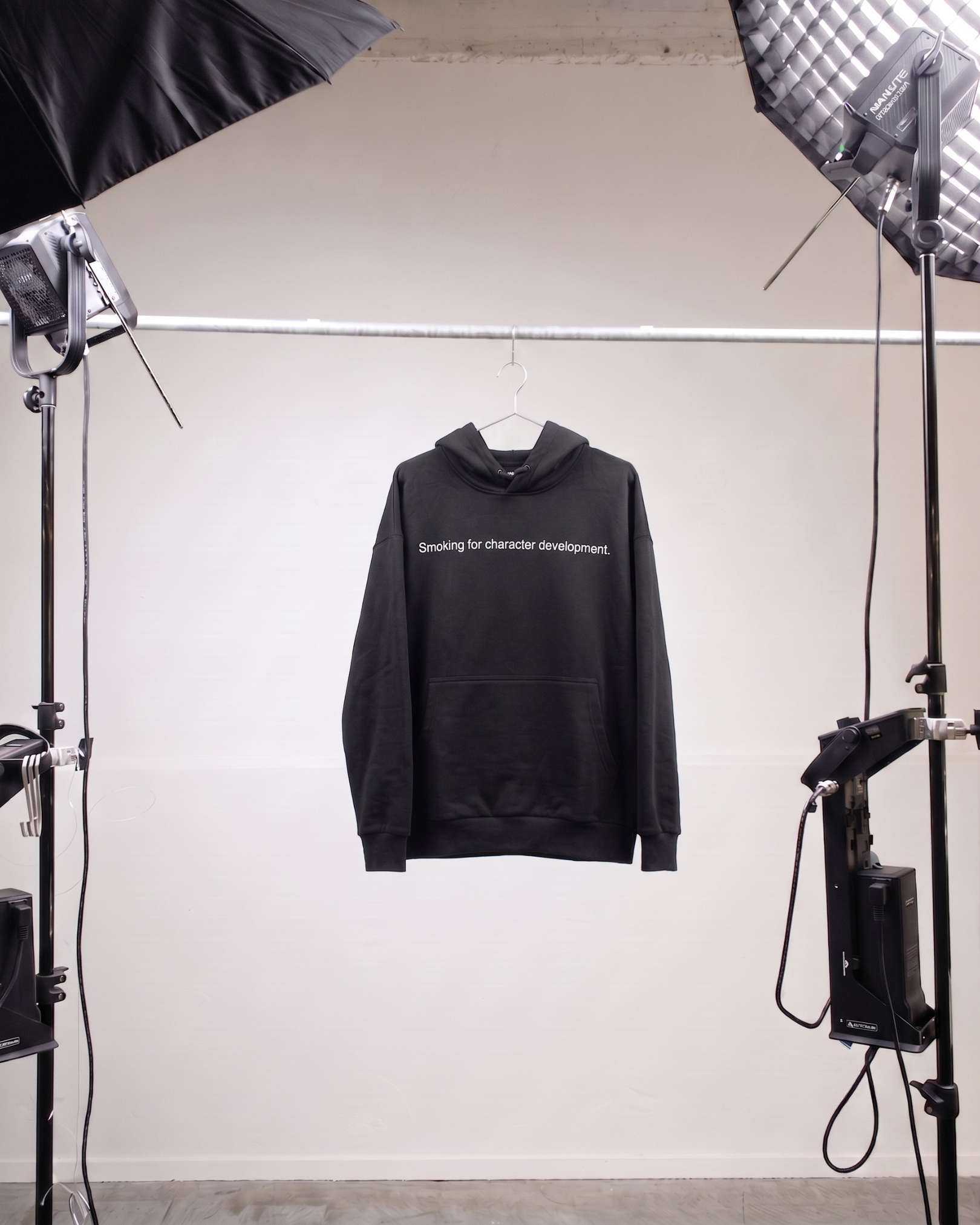 SMOKING FOR CHARACTER DEVELOPMENT - HEAVYWEIGHT UNISEX HOODIE
